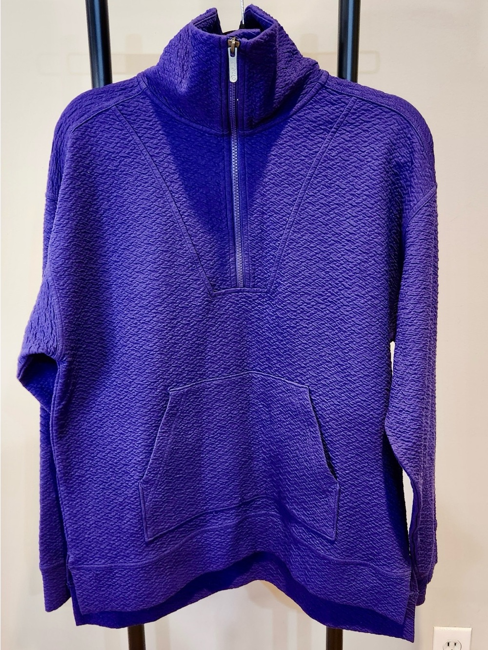 Zella, Half-zip purple pullover, Women’s M, like New
